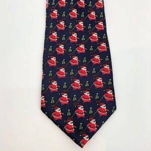 🆕 Santa Novelty Print Christmas Neck Tie NWT
